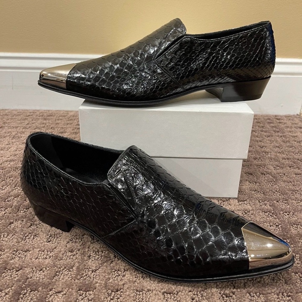 Celine Python Jacno Slipper Shoes 30 Metal Toe
Hedi Slimane
SS 2019 - Picture 1 of 15